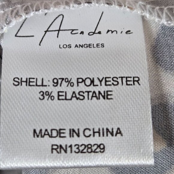 L'Academie Satin Robe XS Animal Print Pockets Kimono *Missing Belt Mobwife - Picture 10 of 11